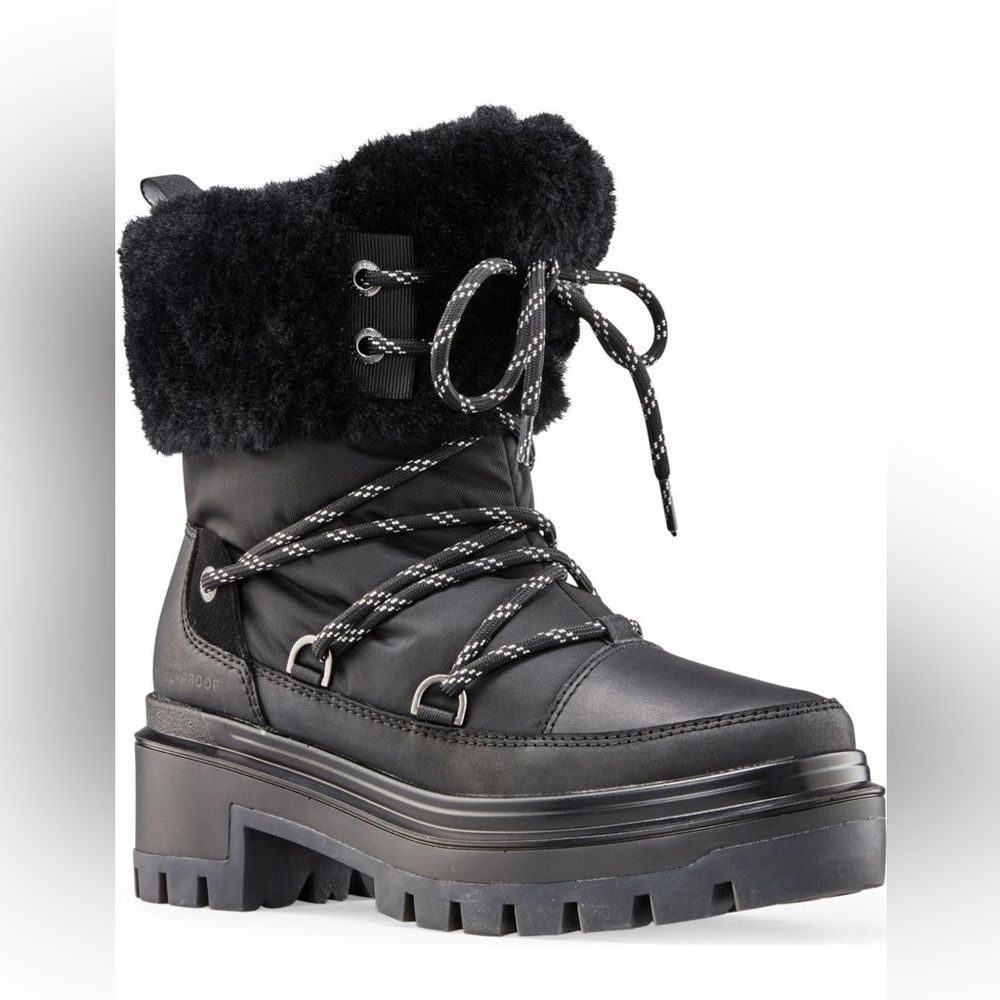 Cougar Marlon Faux Shearling Cuff waterproof Boots (women) NWB